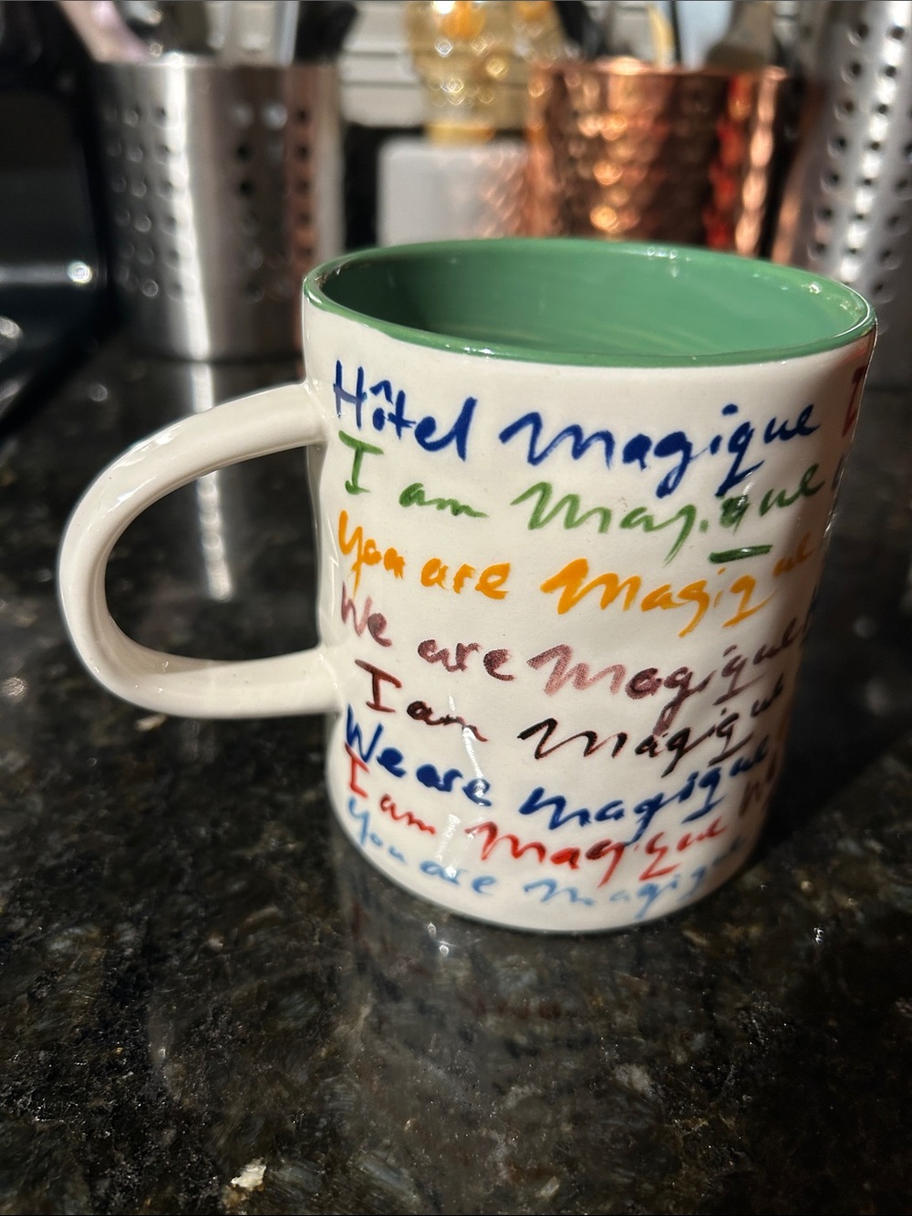 Anthropologie Hotel Magique NWOT Mug